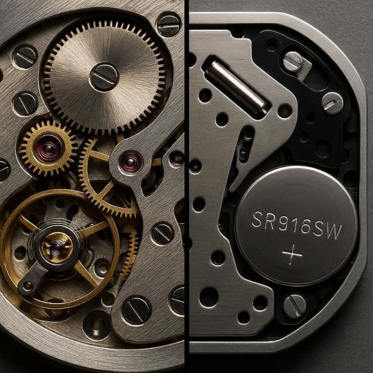 مقایسه طراحی ساعت مکانیکی و کوارتز ؛ کلاسیک در برابر مدرن