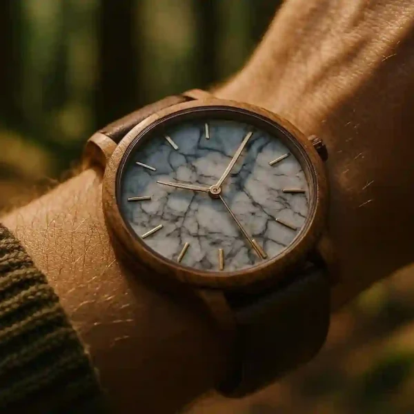 ساعتهای الهامگرفته از طبیعت؛ ترکیب چوب، سنگ و فلز در طراحی مدرن