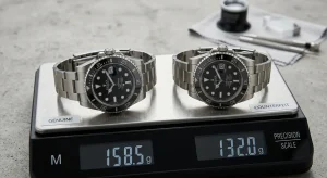 یکی از ساده‌ترین راه های تشخیص ساعت اصل از فیک وزن ساعت است.