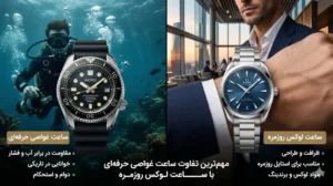 مهم‌ترین تفاوت ساعت غواصی حرفه‌ای با ساعت لوکس روزمره